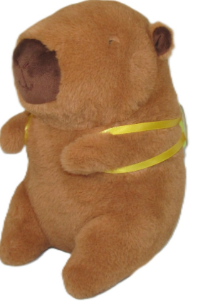 Plyšová kapybara s batůžkem - 