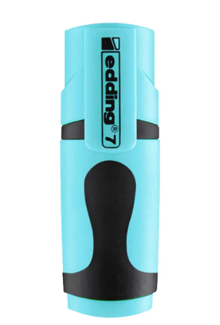 Zvýrazňovač EDDING mini 7 - pastelově modrý - neuveden