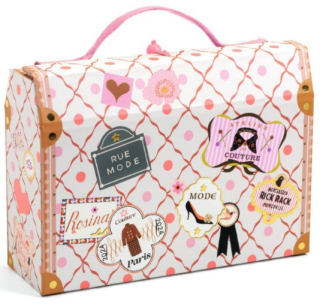 Kufřík dopisní sada Tinou růžový - -