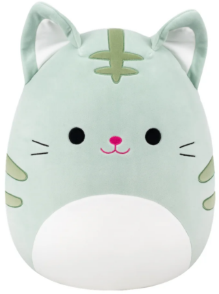 Squishmallows Mourovatý kocour - Chase, 35 cm - 