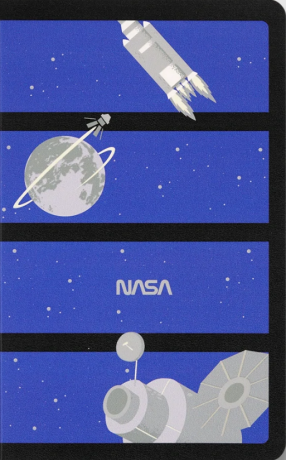 Zápisník MOLESKINE NASA Volant čistý L - 