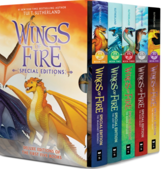 Wings of Fire 1-5 Special Edition Boxset - Tui T. Sutherlandová