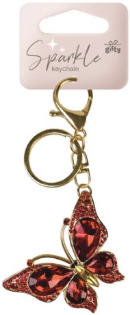 Gifty - Přívěsek Sparkle - Motýl red - 
