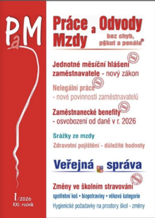 PaM 1/2026 Jednotné měsíční hlášení zaměstnavatele - nový zákon - 