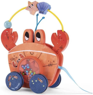 Tahací krab na provázku - 