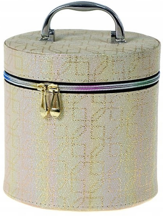 Kufřík M se zrcátkem na zip - 