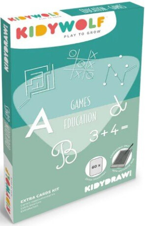 Doplňkové karty Kidydraw mini- Hry a vzdělání - 