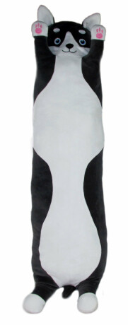 Pes válec husky černý - 90 cm - 