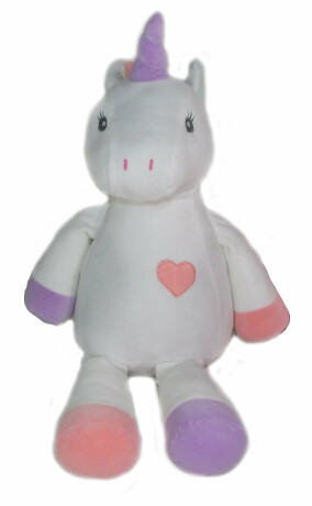 Plyšák Jednorožec bílý – 40 cm - 