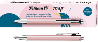 Pelikan - Pero kuličkové K10 růžové Snap Metalic - 