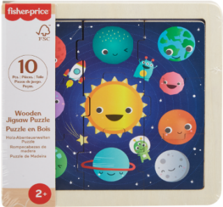 Dřevěné puzzle Vesmír - 