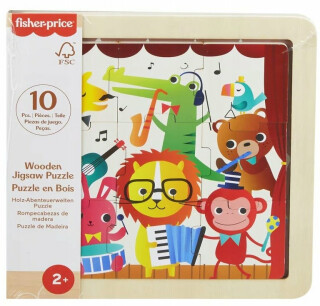 Dřevěné puzzle se zvířátky - 