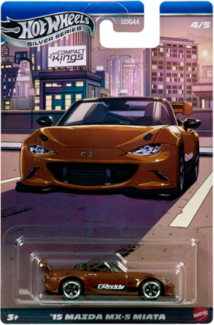 Hot Wheels Silver Series – '15 Mazda MX-5 Miata (1:64) - 
