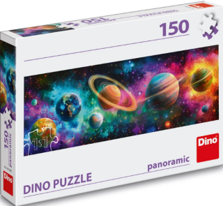 Puzzle Barevné planety150 dílků panoramic - 