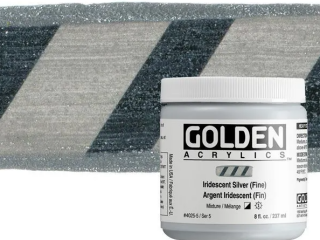Akryl Golden HB 237ml – 4025 Iridescent Silver (Fine) - 