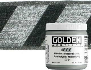 Akryl Golden HB 237ml – 4028 Iridescent Stainless Steel (Fine) - 