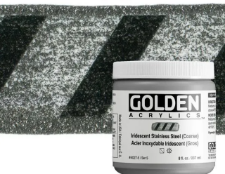Akryl Golden HB 237ml – 4027 Iridescent Stainless Steel (Coarse) - 