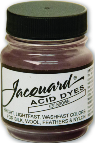 Jacquard Acid Dyes - 635 Brown - 