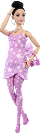 Barbie DELUXE style modelka s hvězdami - 