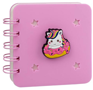 Gifty - Silikonový bloček růžový + 1 pin zdarma - 