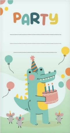 Pozvánka P026 (10ks) (190x100mm) - 