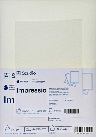 Grafický papír Impressio 250g A3, 10 listů - 