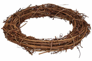 Věnec W045047 dekorační z ratanu průměr 20 cm - 