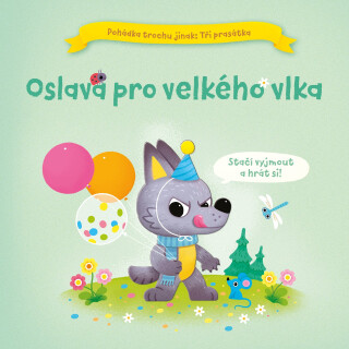 3D kniha Tři prasátka Oslava pro vlka! - 