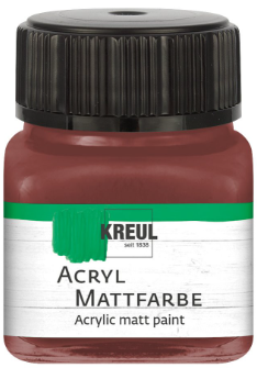 Akrylová barva Kreul Matt – 36 Fawn Brown - 