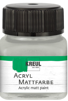 Akrylová barva Kreul Matt – 37 Silver - 
