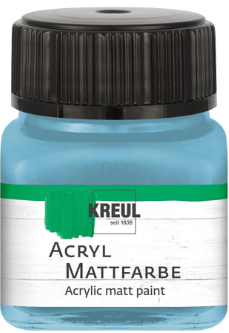 Akrylová barva Kreul Matt – 38 Bavarian Blue - 