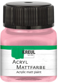 Akrylová barva Kreul Matt – 45 Pastel Rose - 