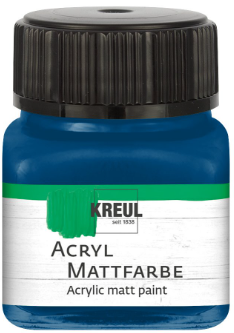 Akrylová barva Kreul Matt – 53 Dark Blue - 