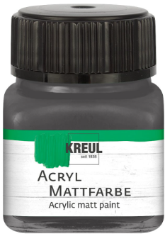 Akrylová barva Kreul Matt – 76 Graphite Gray - 