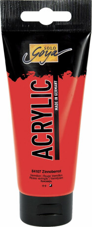 Akrylová barva Kreul Solo Goya – 07 Vermilion Red - 