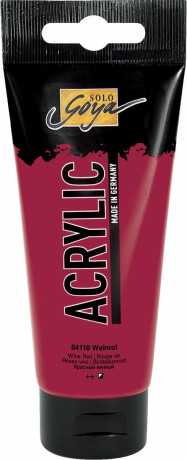 Akrylová barva Kreul Solo Goya – 10 Wine Red - 