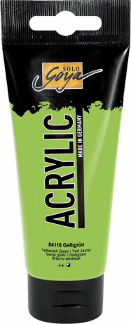 Akrylová barva Kreul Solo Goya – 18 Yellowish Green - 
