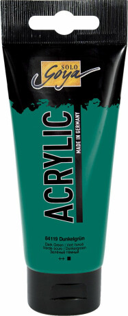 Akrylová barva Kreul Solo Goya – 19 Dark Green - 