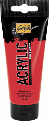 Akrylová barva Kreul Solo Goya – 31 Genuine Red - 