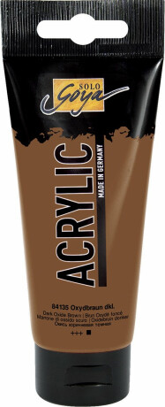 Akrylová barva Kreul Solo Goya – 35 Dark Oxide Brown - 