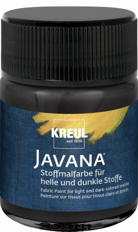 Barva na světlý a tmavý textil Javana – 61 Black - 