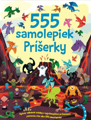 555 samolepiek Príšerky - 