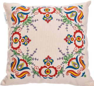 Vonný polštář 30x30, folklorní vzor okolo - 