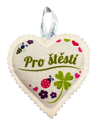 Vonné srdíčko, pro štěstí - 