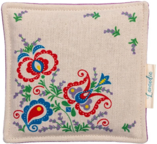 Vonný podšálek, slovácký motiv rohový - 