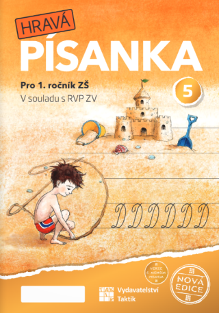 Hravá písanka pro 1.ročník - 5.díl - nová edice - Verze s menším písmem - 