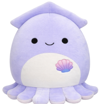 Squishmallows Fialová oliheň - Stacy, 13 cm - 