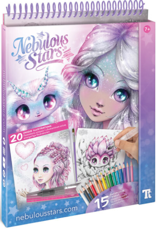 Stars omalovánky vodové fixy - 