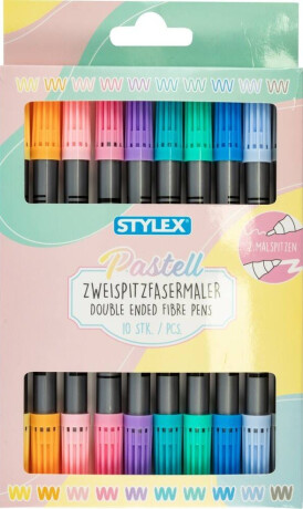 Fixy oboustranné pastelové - 