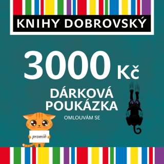 Elektronická dárková poukázka na usmířenou 3000 Kč - 